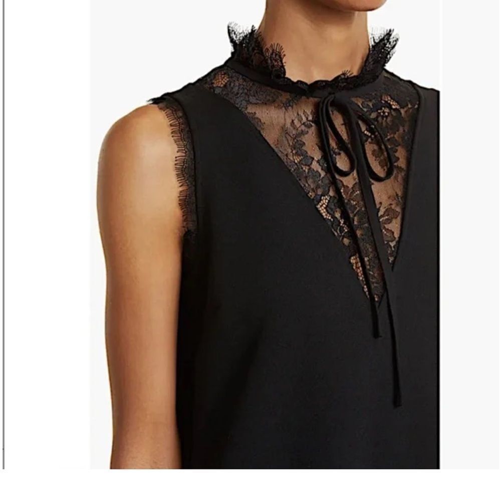 Ted Baker Chharis Lace Neck Minidress - Picture 2 of 5